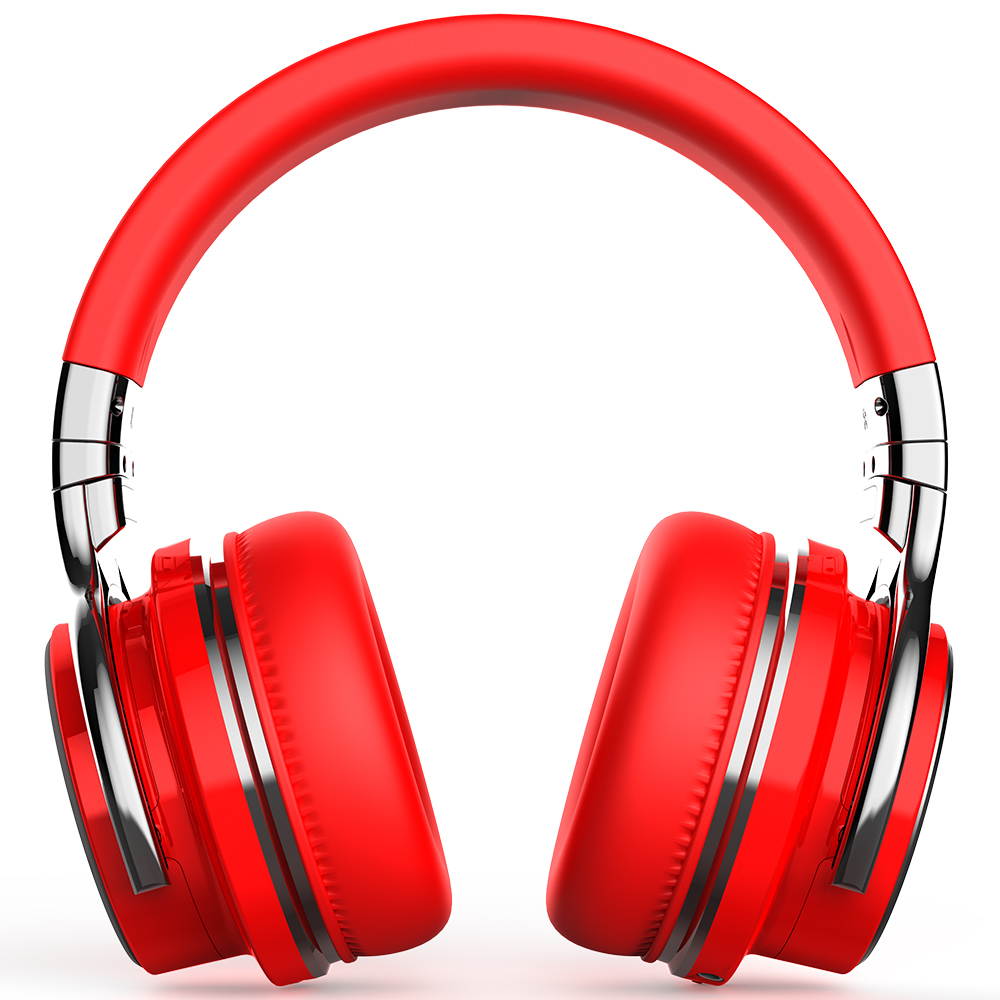 COWIN E7 Pro Active Noise Cancelling Wireless Bluetooth Headphones with Microphone; Hi-Fi Deep Bass, Over Ear, 30H Playtime, for Travel, Work, TV, Computer, Phone - Black