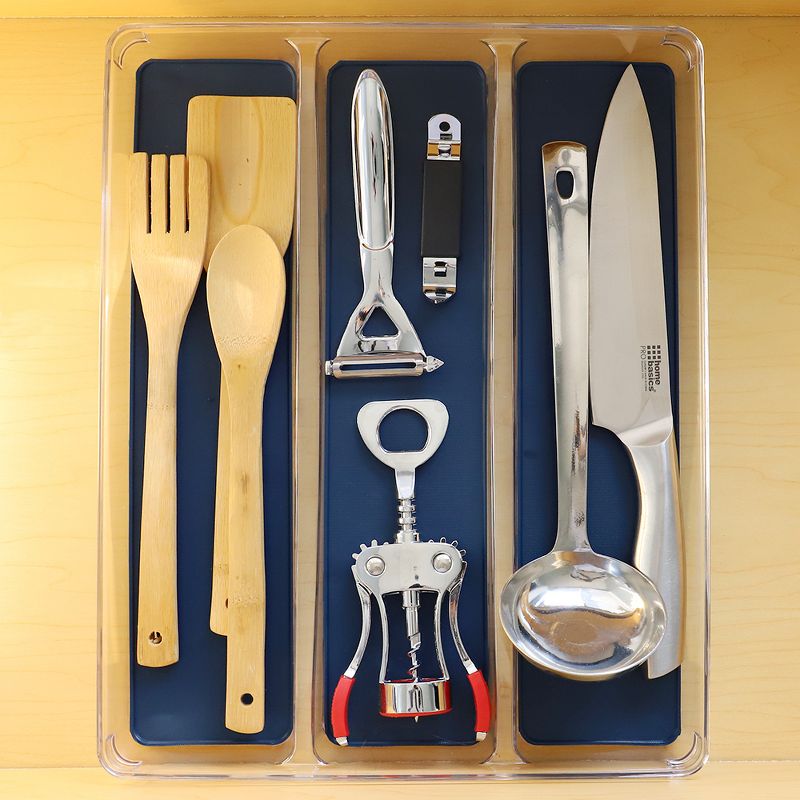iDESIGN Crisp Knife Organizer Clear