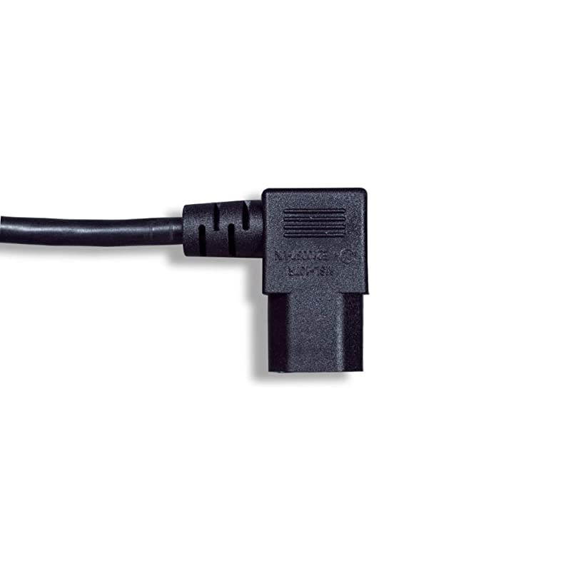 3 North American Power Cord NEMA 515P and IEC60320C13 Right Angle Black ZADA15PC03