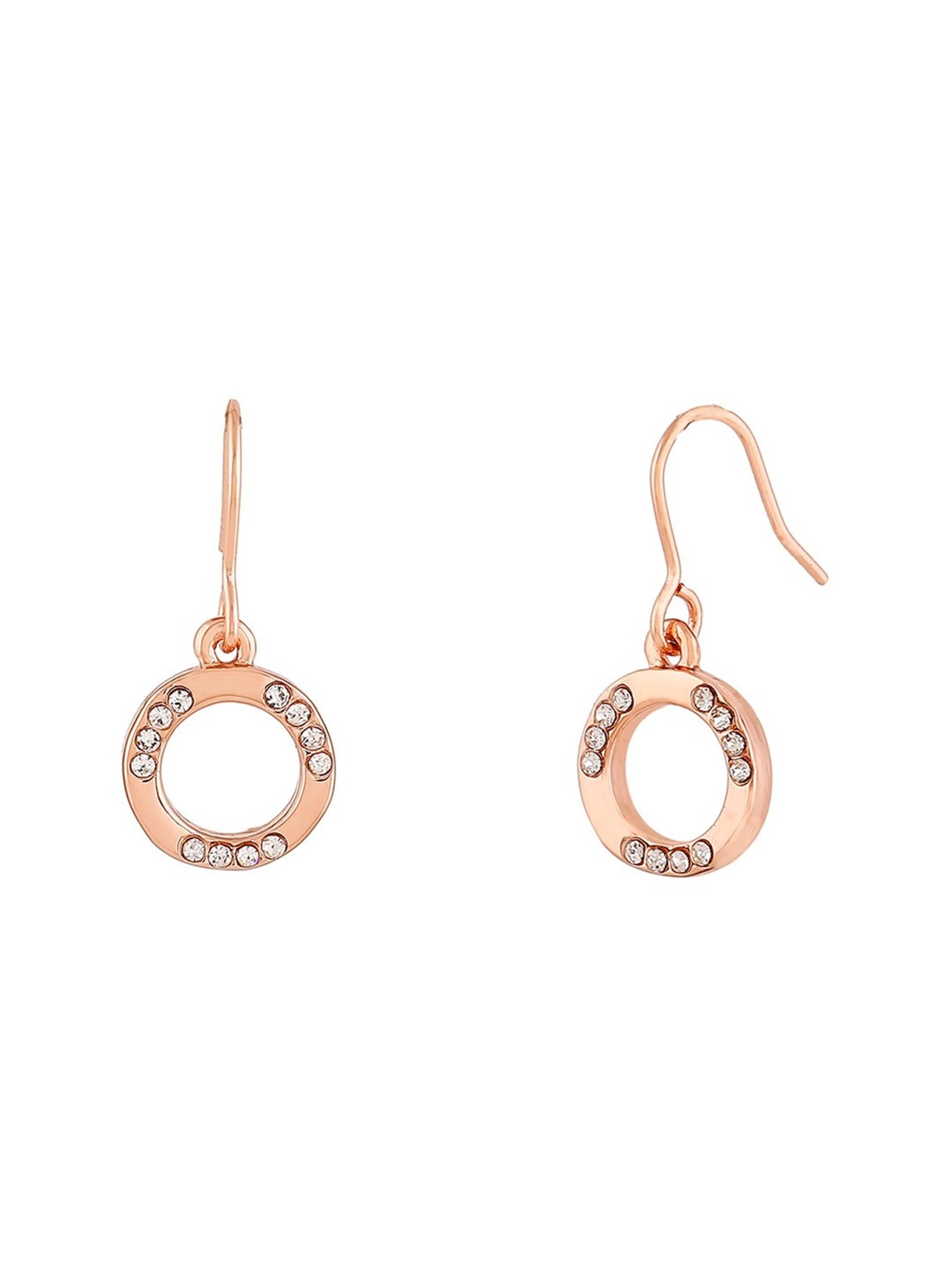 Estele Rose Gold-Plated Exquisite Drop Earrings