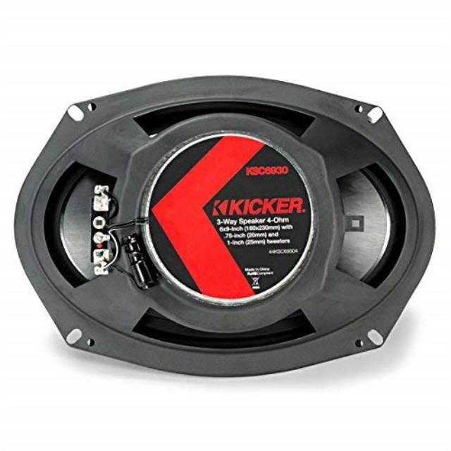 Kicker 44KSC69304 6x9" KS 3-Way Coaxial Speaker System