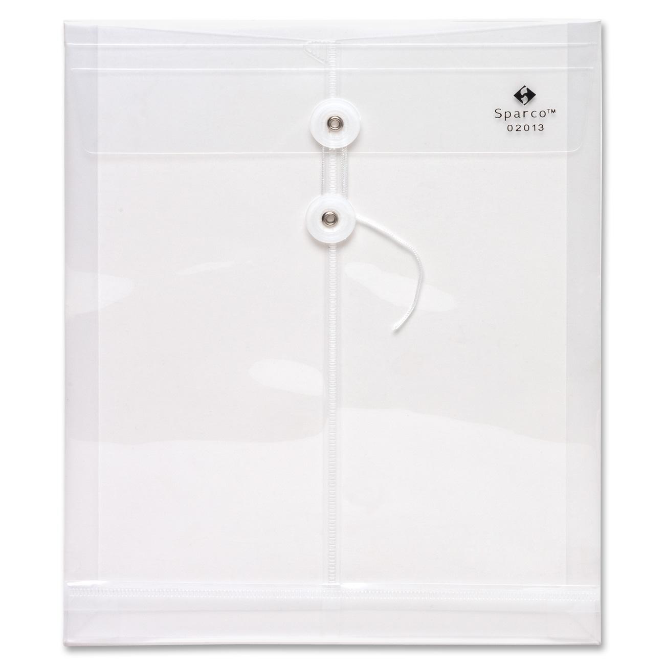 Poly Envelope,Letter,Top Opening,1" Expansion,Clear