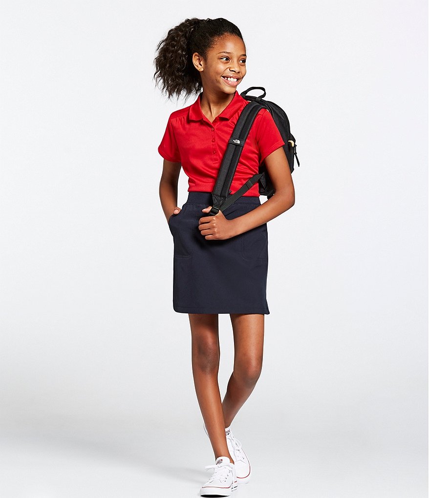 Nautica Big Girls 7-16 Short-Sleeve Performance Polo