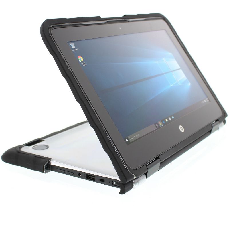 Gumdrop DropTech HP Elitebook X360 1030 G2 2-in-1 Case - For HP Notebook - Black, Transparent - Drop Resistant, Shock Resistant