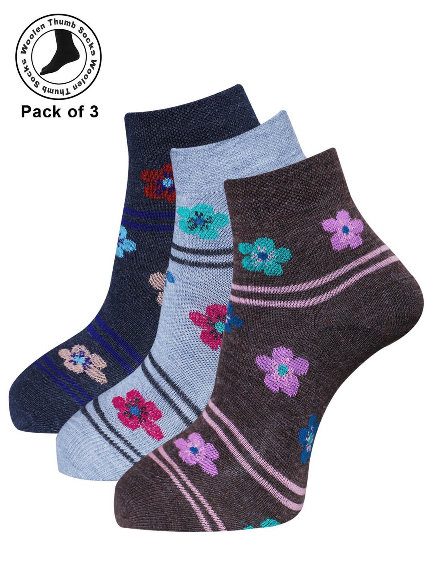Dollar Assorted Socks - Pack of 3