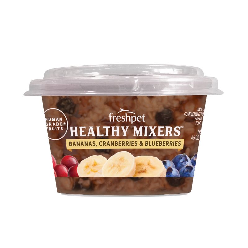 Freshpet Healthy Mixers Bananas, Cranberries & Blueberries Refrigerated Wet Dog Food Complement - 4.5oz