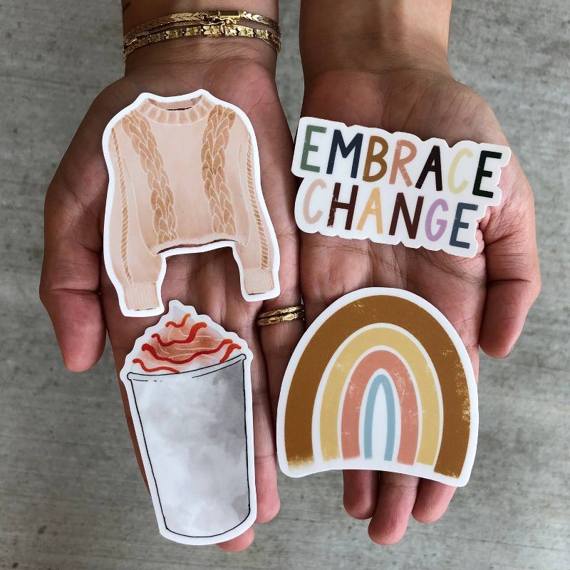 Big Moods Watercolor Vibes Sticker Pack 10pc