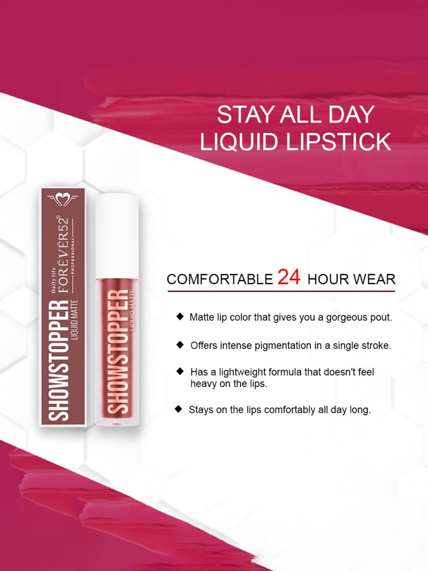 Daily Life Forever52 Showstopper Liquid Matte Lipstick Moods - 5 ml