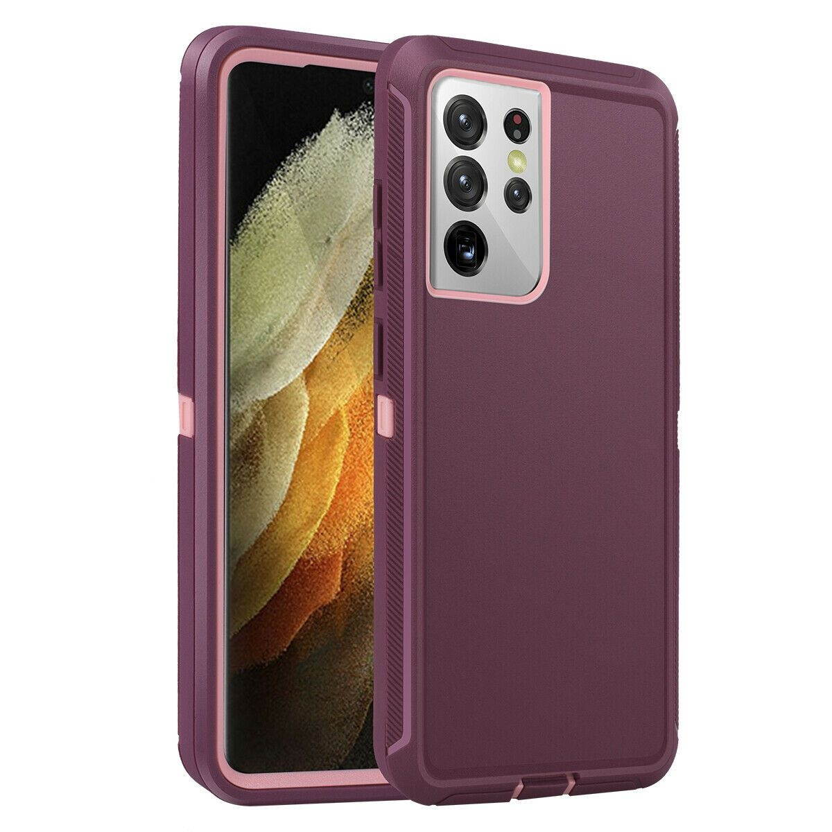 Samsung Galaxy S21+ Plus Heavy Duty Hybrid Armor Drop Protection Case