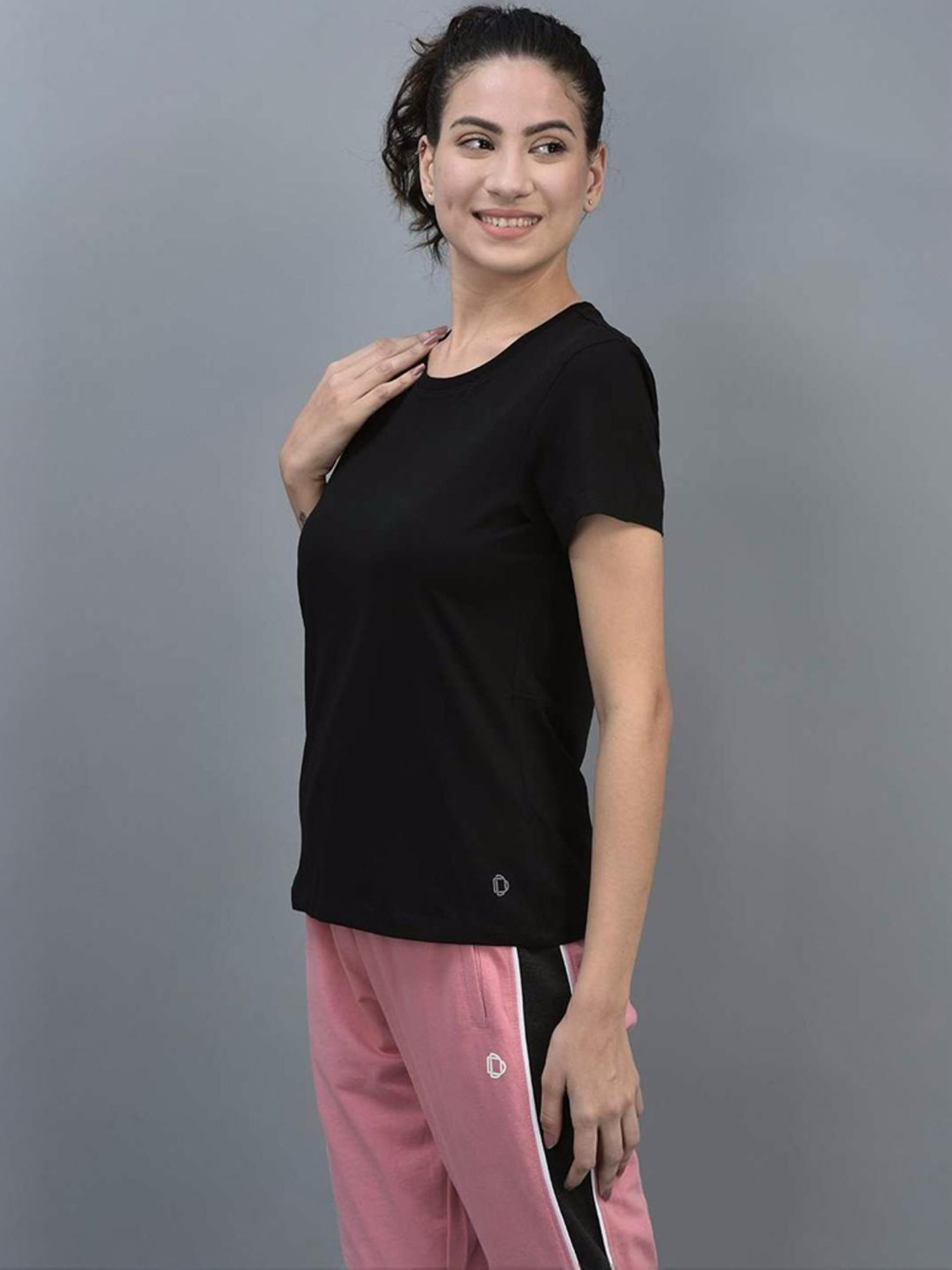 Dollar Yellow & Black Cotton Sports T-Shirt - Pack Of 2