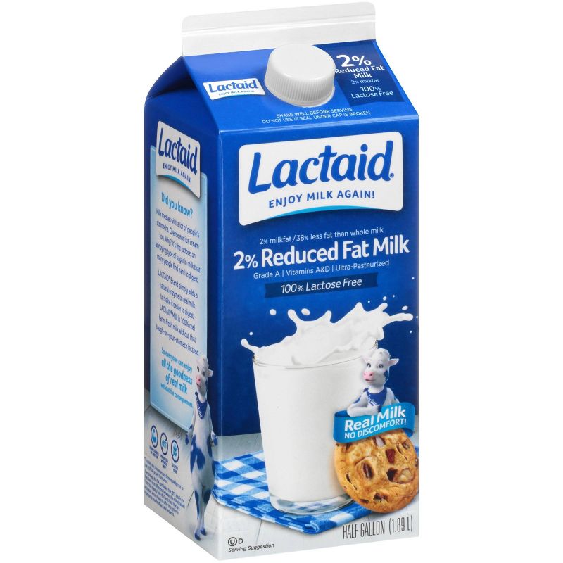 Lactaid Lactose-Free 2% Milk - 0.5gal
