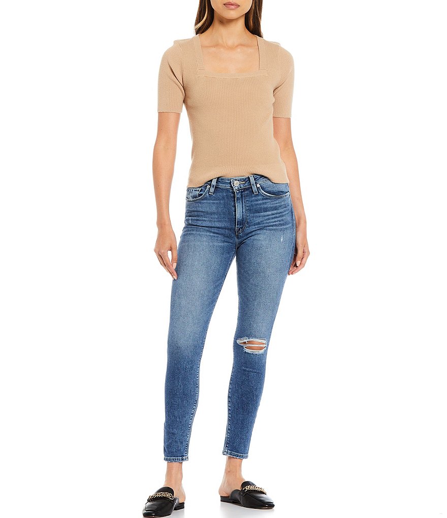 Hudson Jeans Nico Midrise Straight Crop Jean