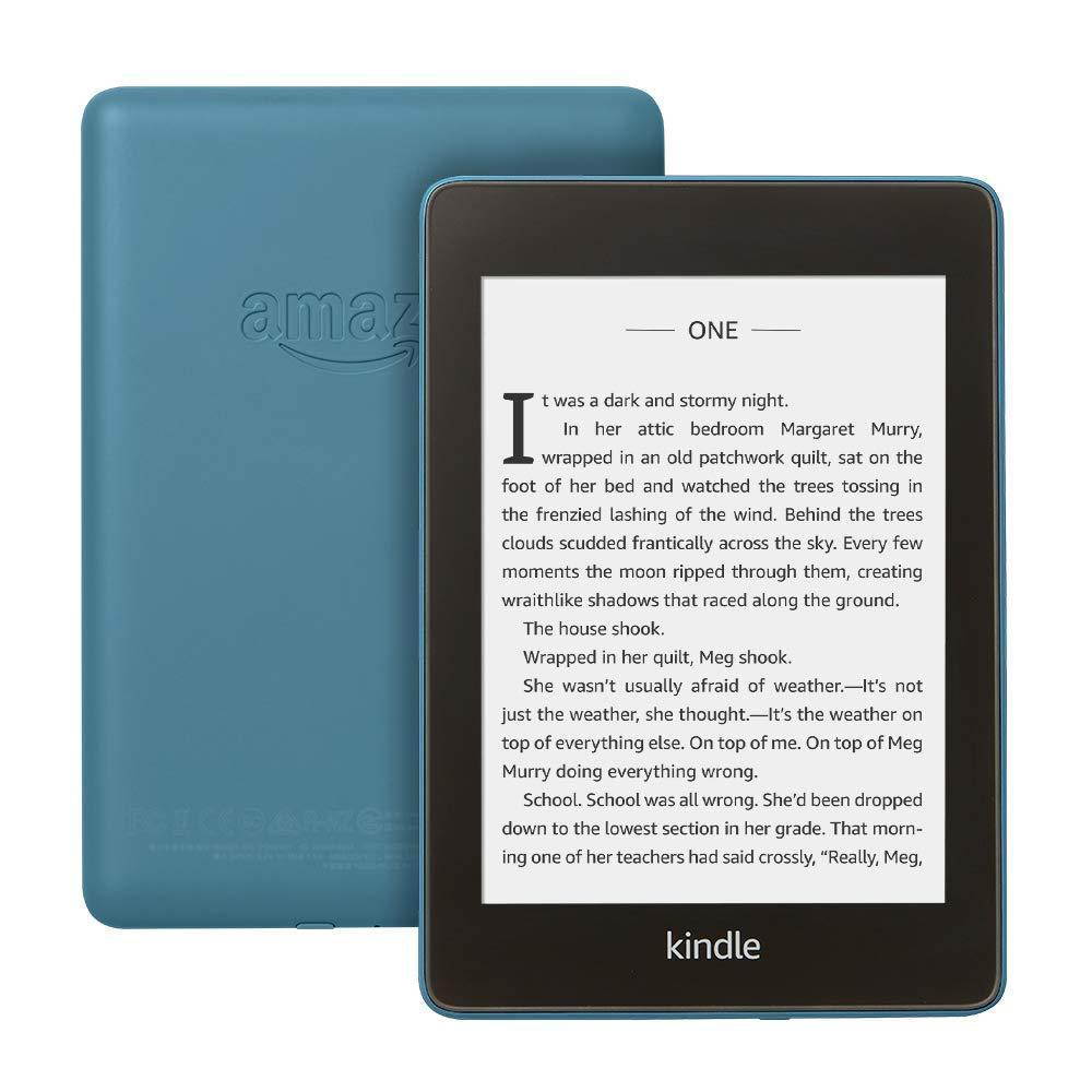Kindle Paperwhite &ndash; Now Waterproof with more than 2x the Storage &ndash; Includes Special Offers 32 GB With Special Offers Twilight Blue Without Kindle Unlimited