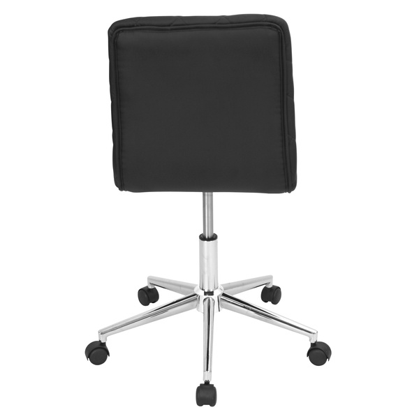 Lumisource Caviar Swivel Office Chair in Black