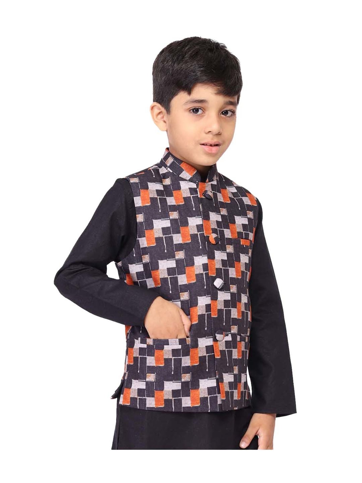 Crimsoune Club Kids Mint Solid Full Sleeves Blazer