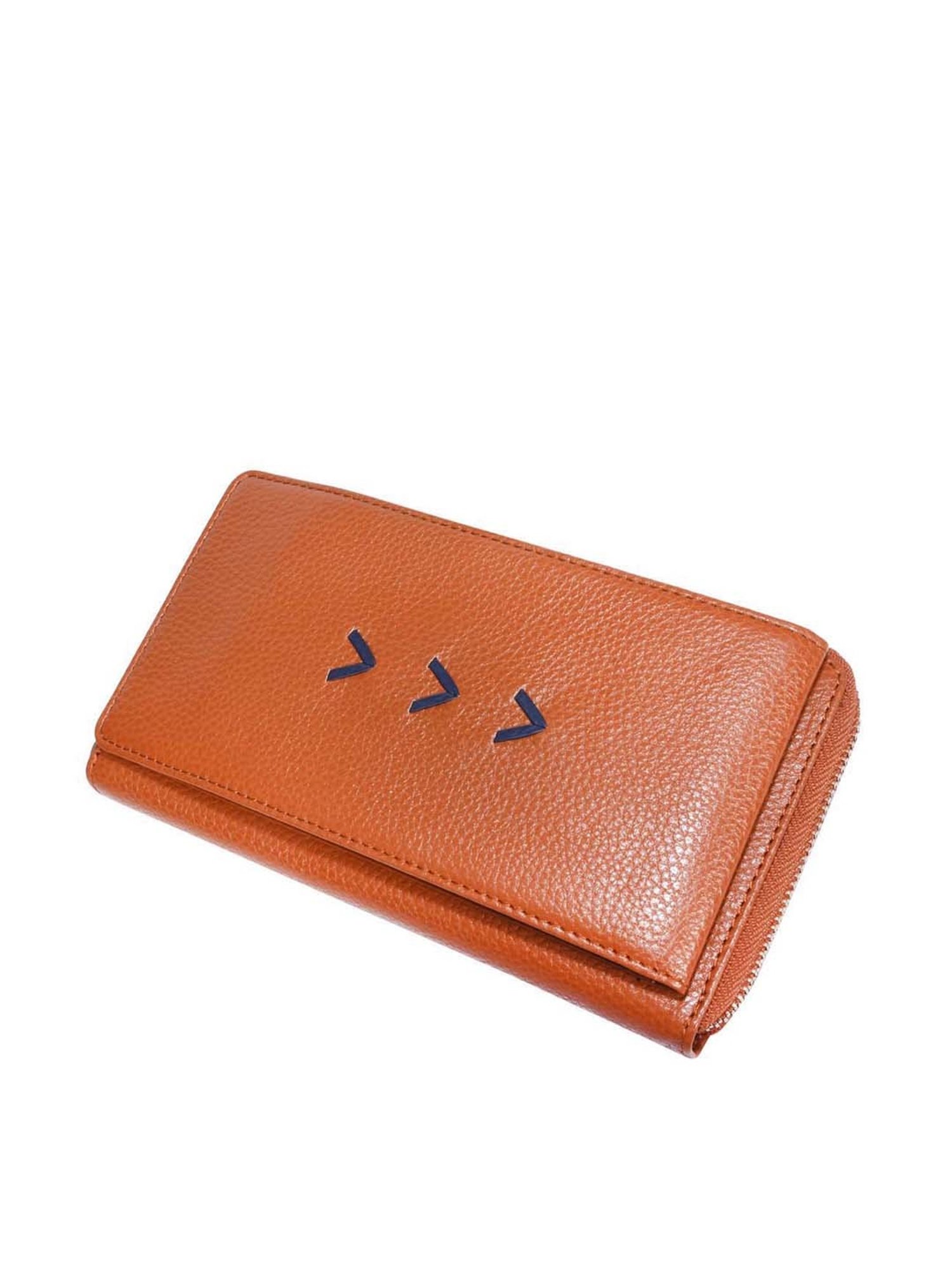 SASSORA Brown Textured Mobile Pouch