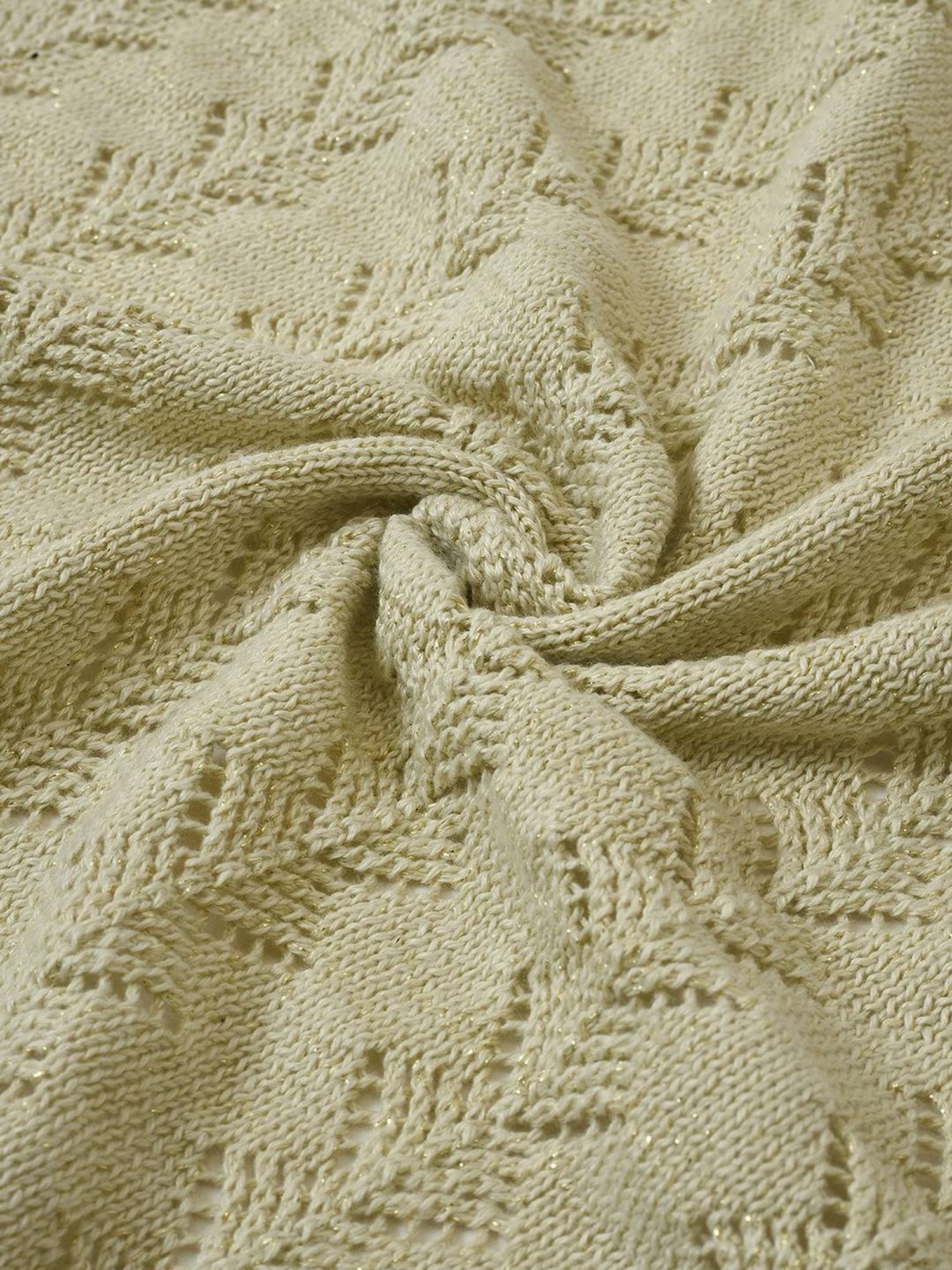 MiArcus Mermazing Woven Beige Viscose Single Blankets