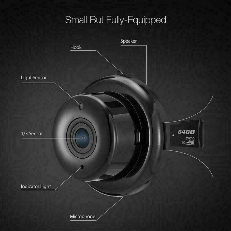 1080p HD IP Camera Smart Home IR Night Vision 2-Way Audio Indoor WIFI Camera HD 1080P Webcam