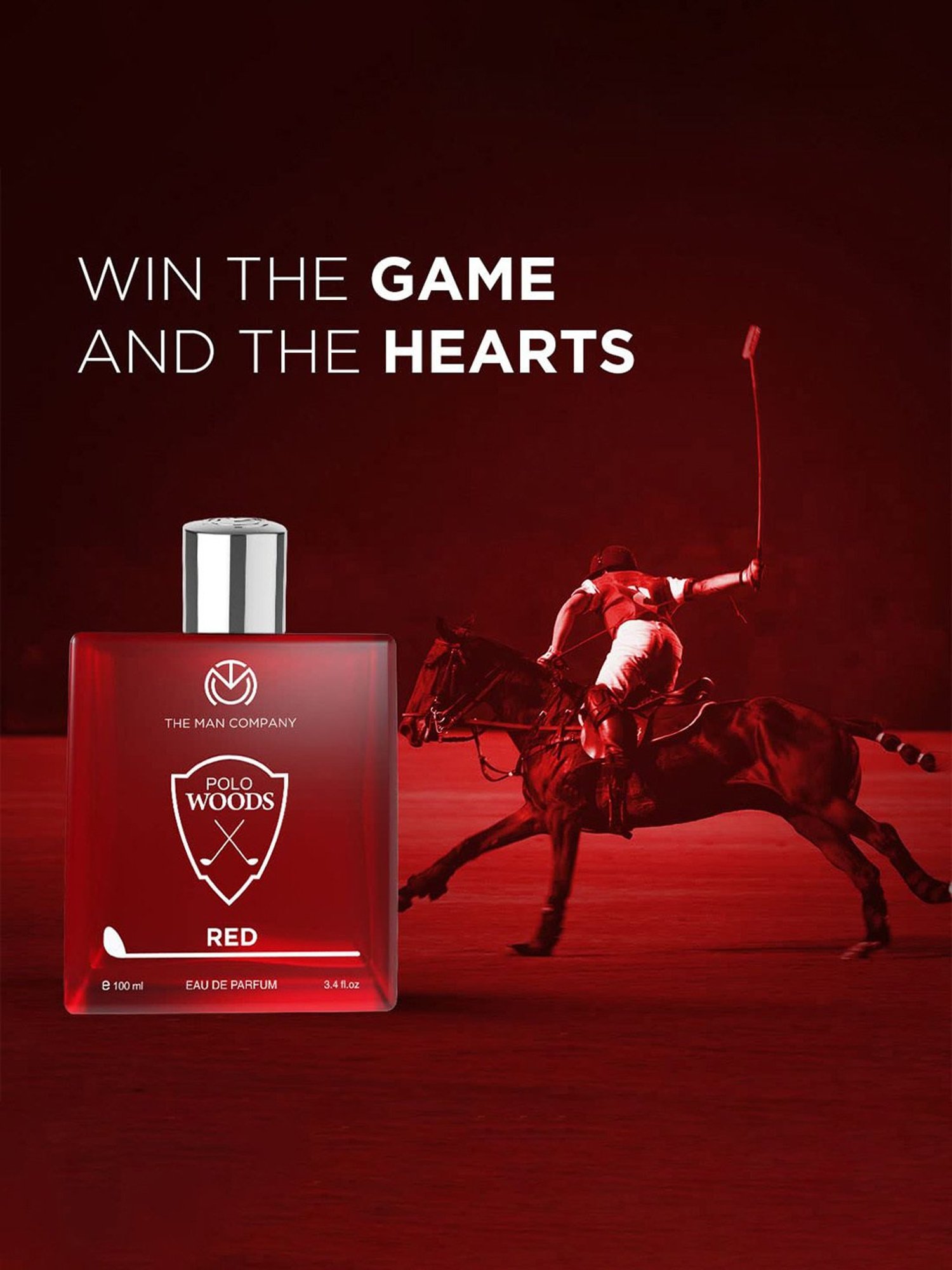 THE MAN COMPANY Polo Woods Red Eau de Parfum for Men & Women - 100 ml