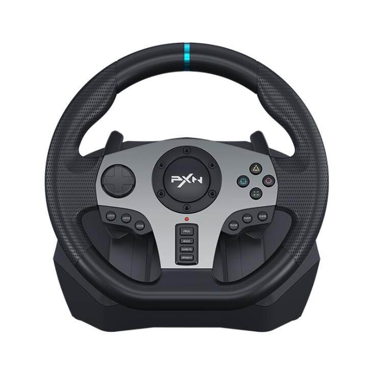 PXN-V9 racing game steering wheel compatible with PC/PS3/PS4/Xboxone/Switch 900 degrees