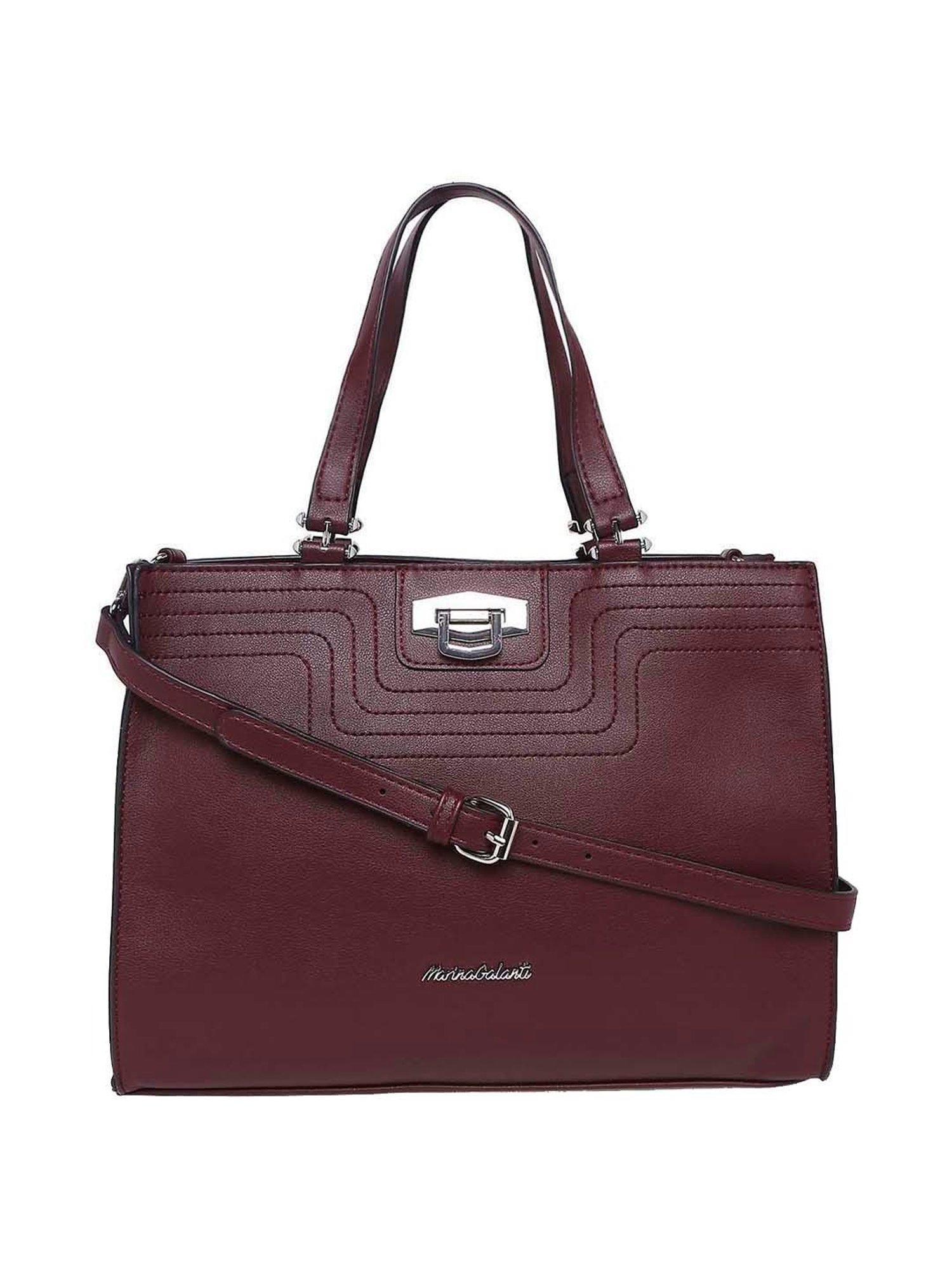 Marina Galanti Wine Midnight Sonata Soft Tote