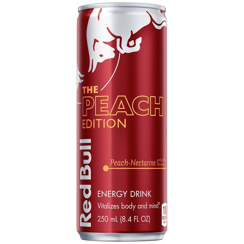 Red Bull Peach Energy Drink - 8.4 fl oz Can