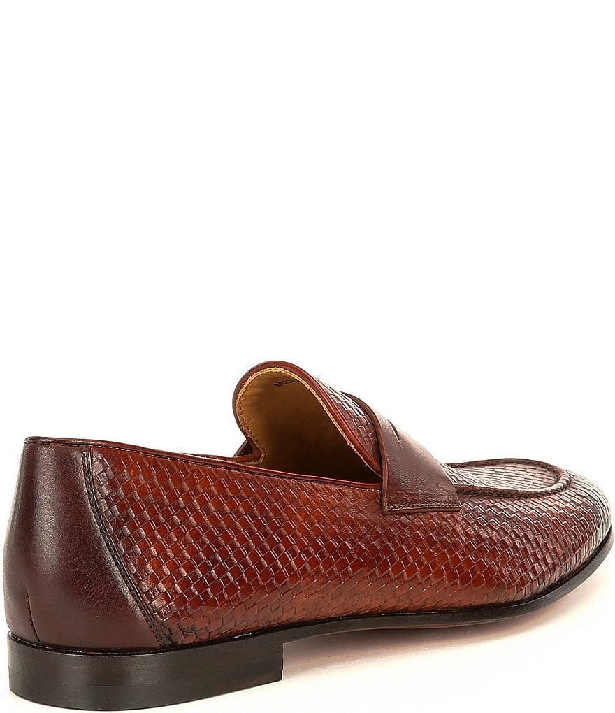Magnanni Men's Altea Woven Leather Loafers