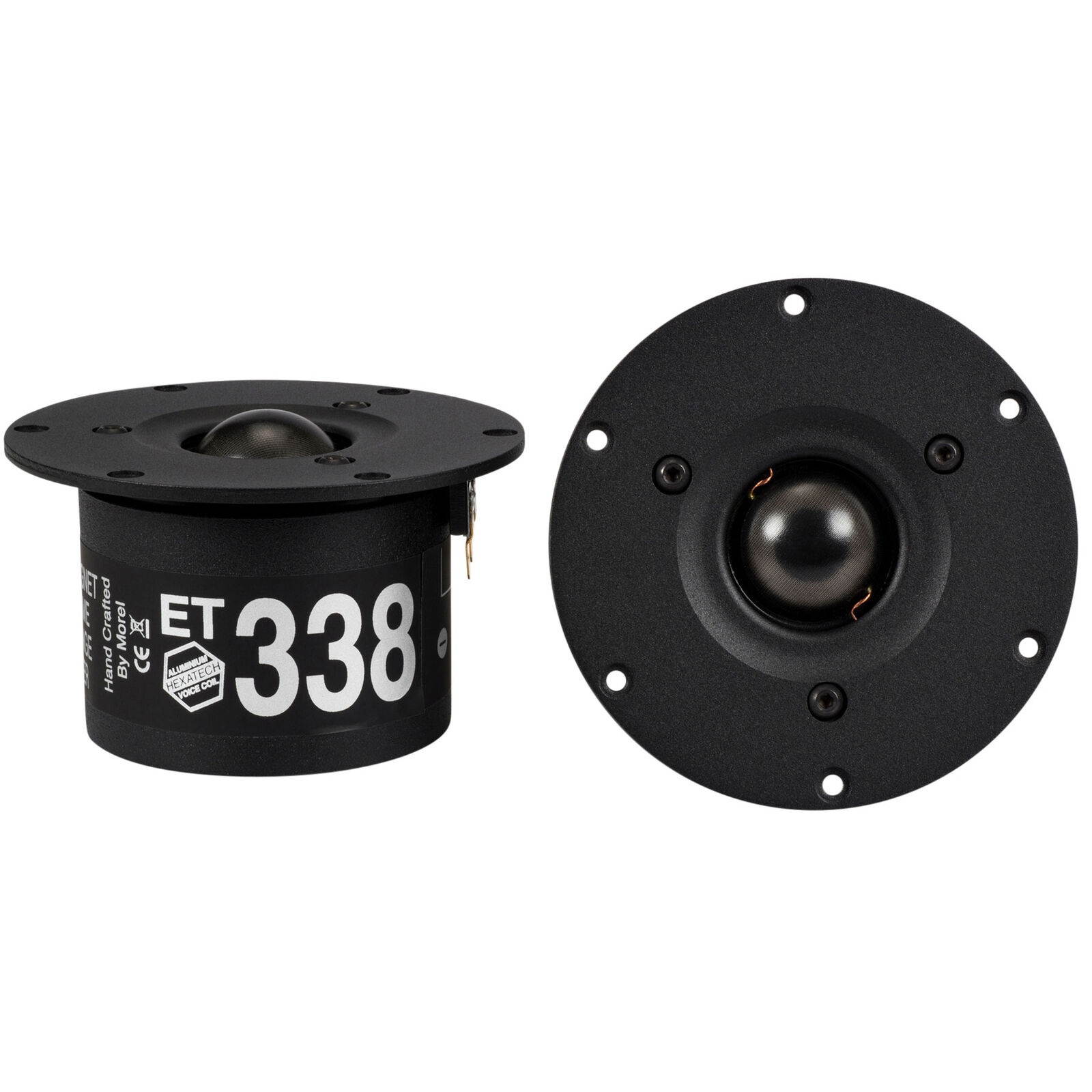 Morel ET 338-104 1-1/8" Soft Dome Tweeter Matched Pair