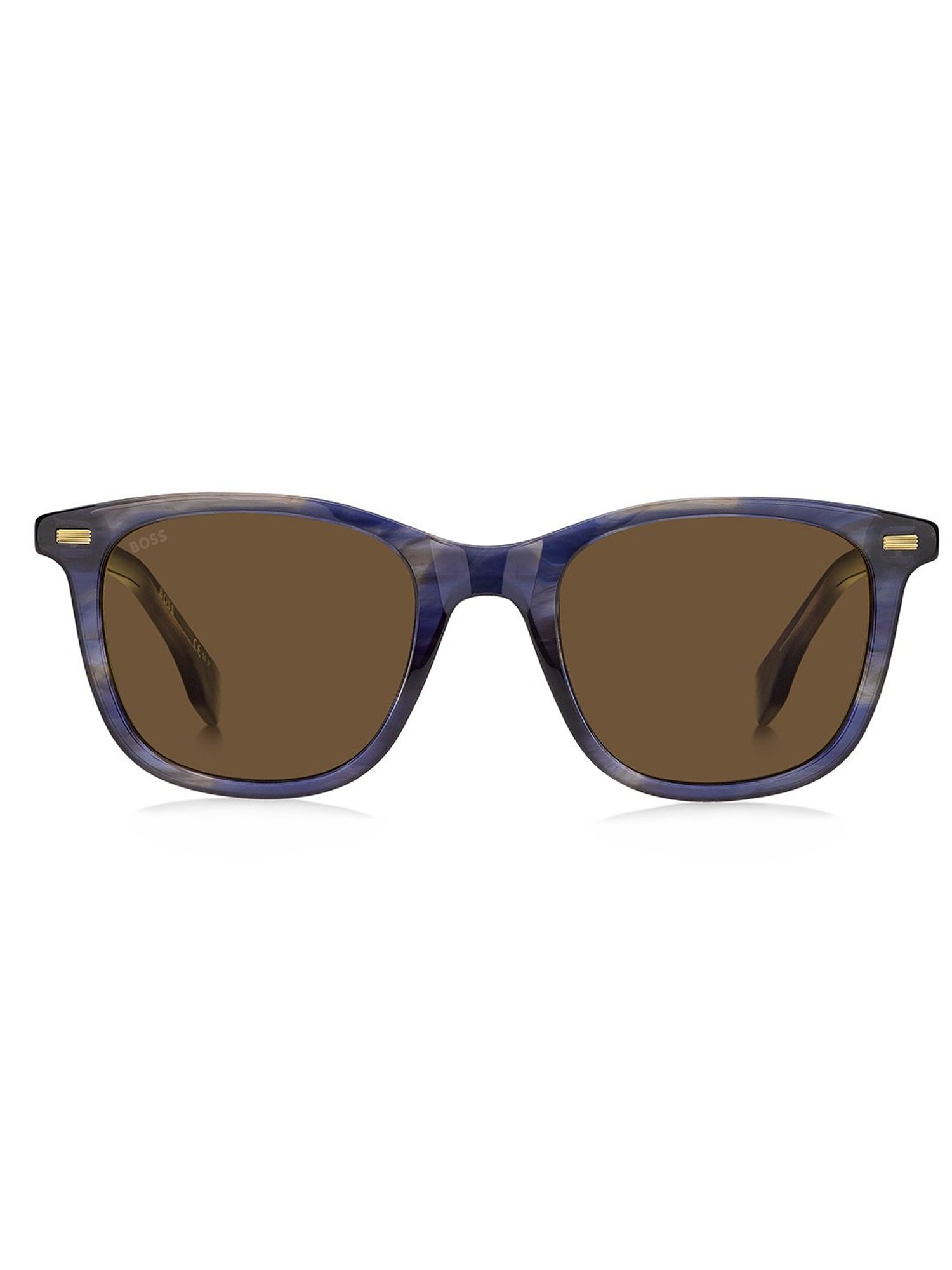 Hugo Boss Brown Square Sunglasses for Men