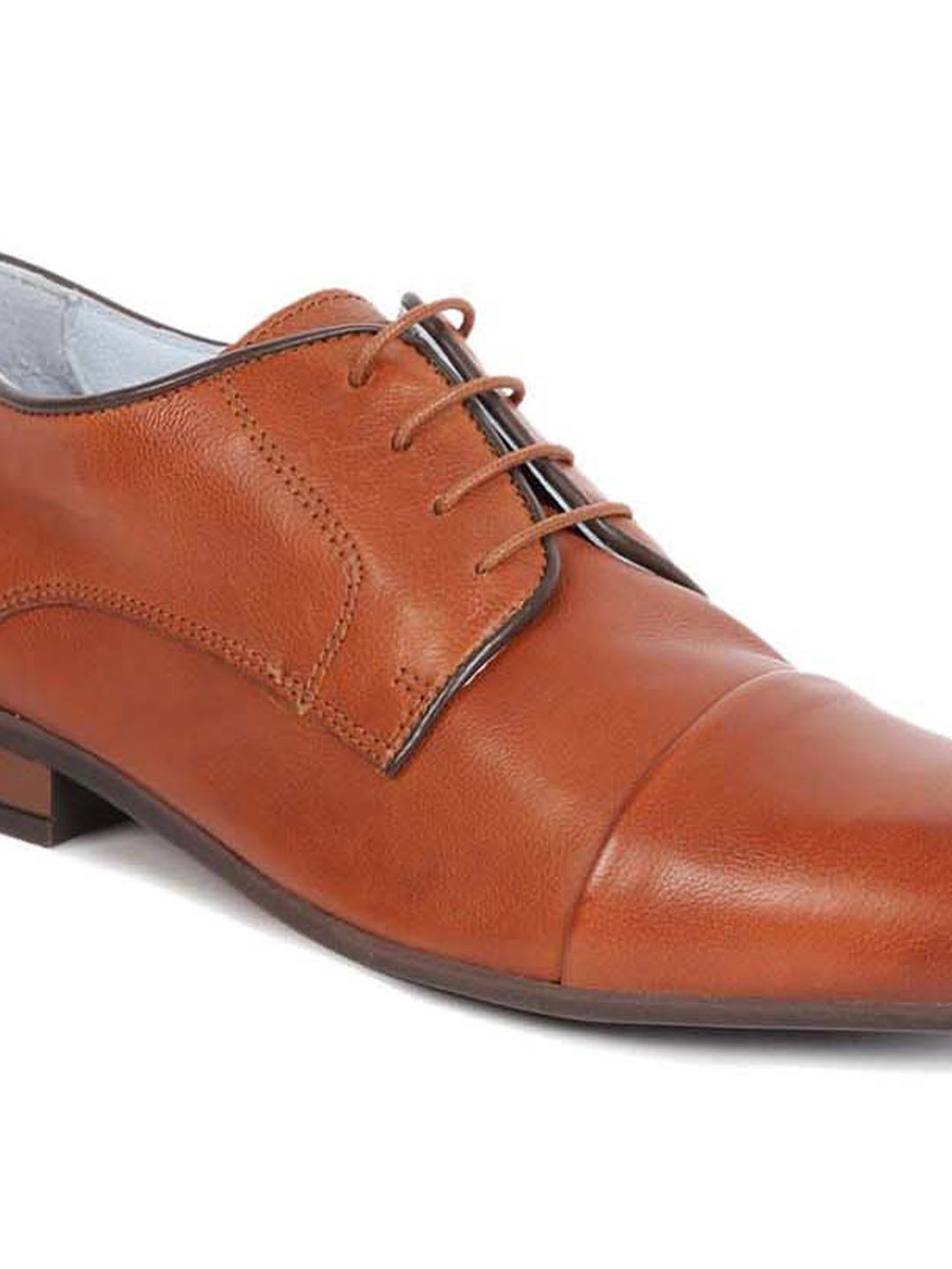 Gabicci Men's RUBENS-G Tan Derby Shoes