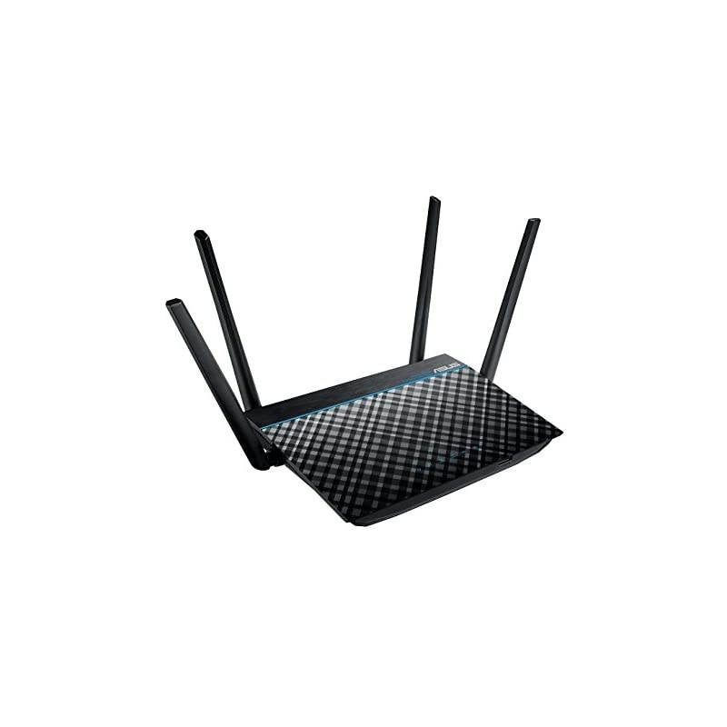 AC1300 WiFi Router (RT-ACRH13) - Dual Band Gigabit Wireless Router, 4 GB Ports, USB 3.0 Port, Gaming & Streaming, Easy Setup, Parental Control, MU-MIMO