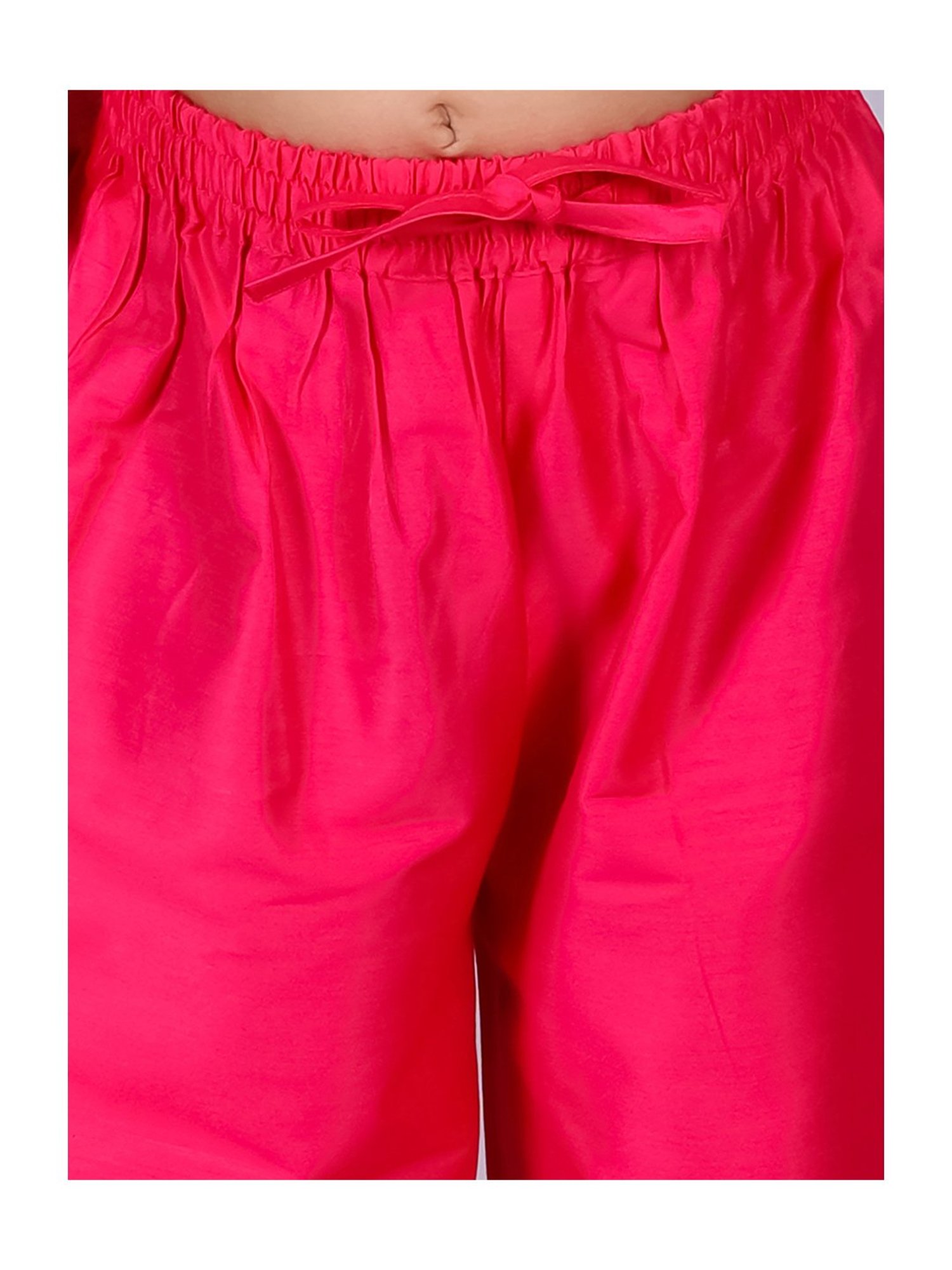 Lil Drama Kids Pink & Yellow Embroidered Full Sleeves Kurta, Pants with Jacket