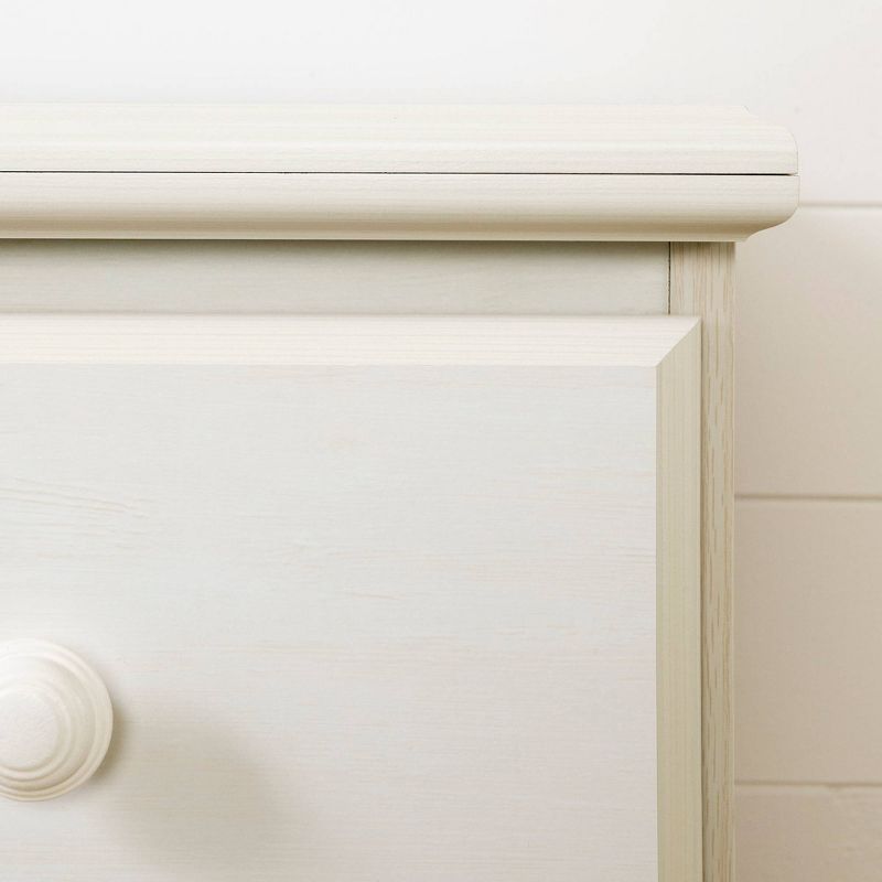 Summer Breeze 5-Drawer Chest  White Wash  - South Shore