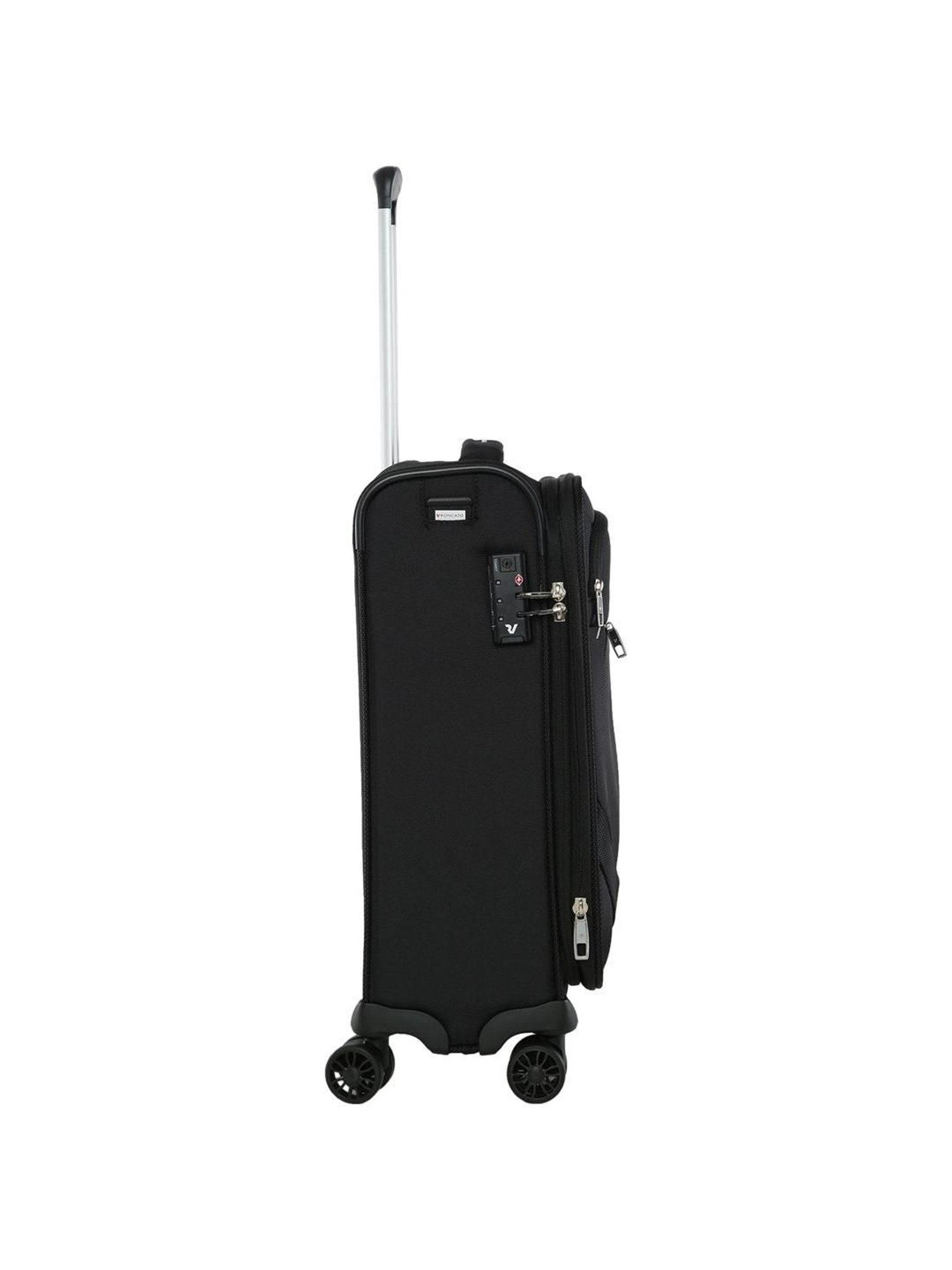 Roncato Joy Nero Solid Soft Cabin Trolley Bag -21 cm