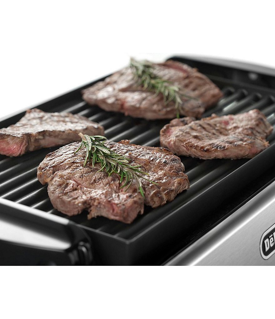 DeLonghi 2-in-1 Indoor Grill & Griddle with Reversible Plate
