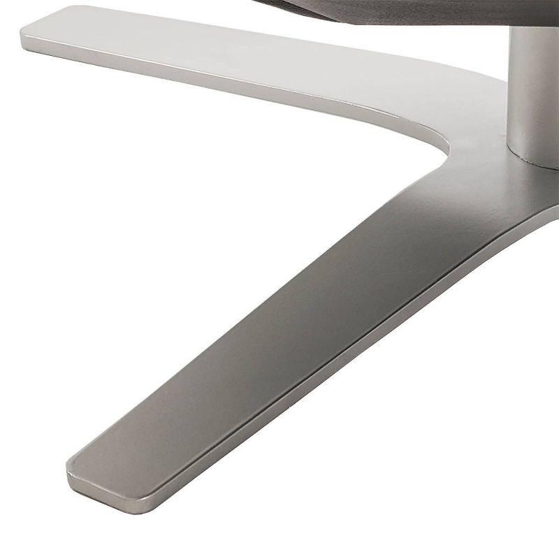 Osbourne Chair and Ottoman Set Dark Gray - Finch