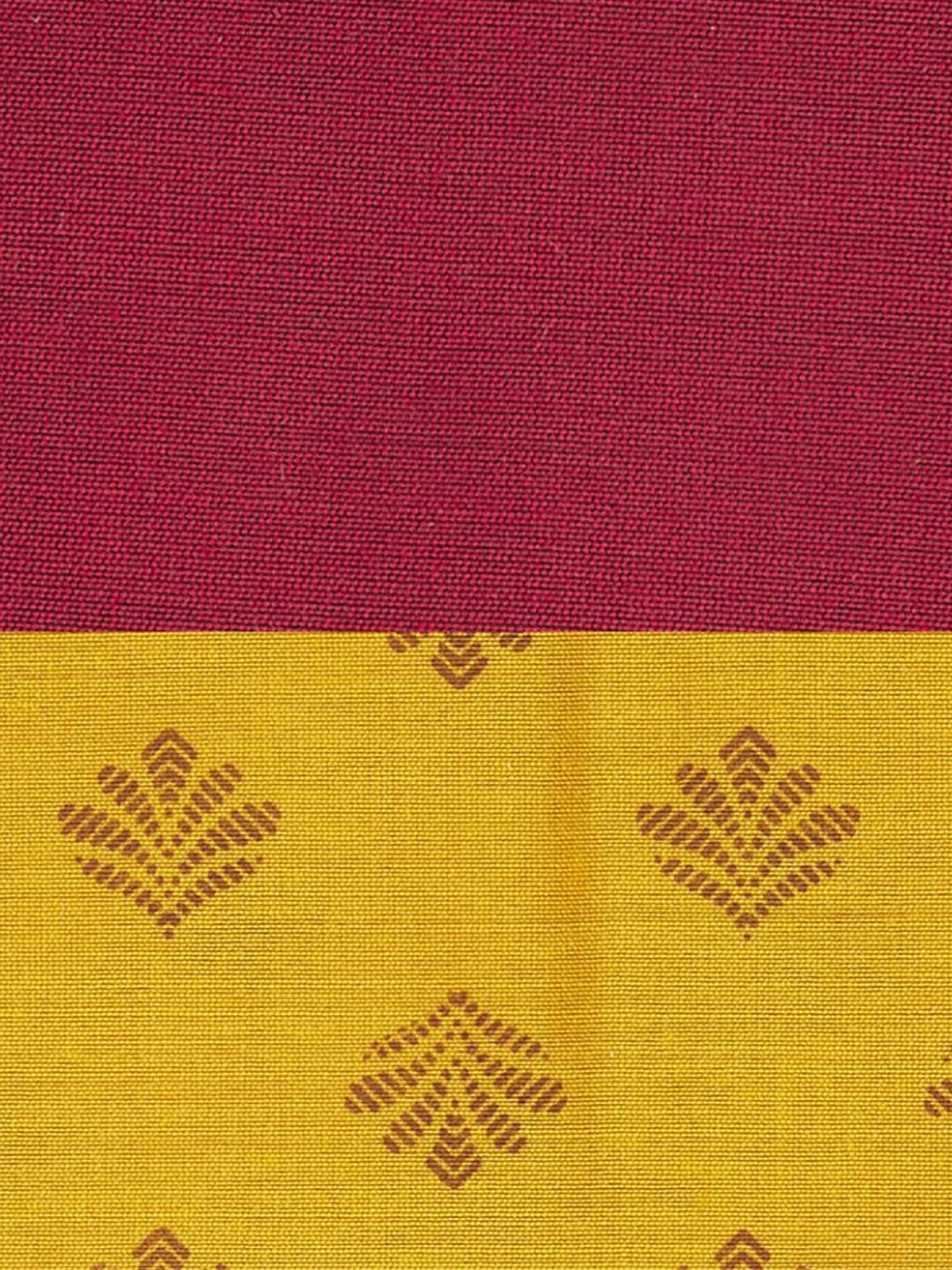 Indus Route by Pantaloons Kids Mustard & Pink Printed Full Sleeves Kurta Set