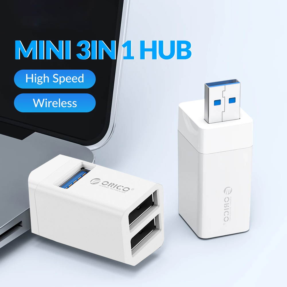 3 Ports USB Hub Mini USB 2.0 3.0 High Speed Hub Splitter for Computer Plug and play Computer Peripherals Accessories
