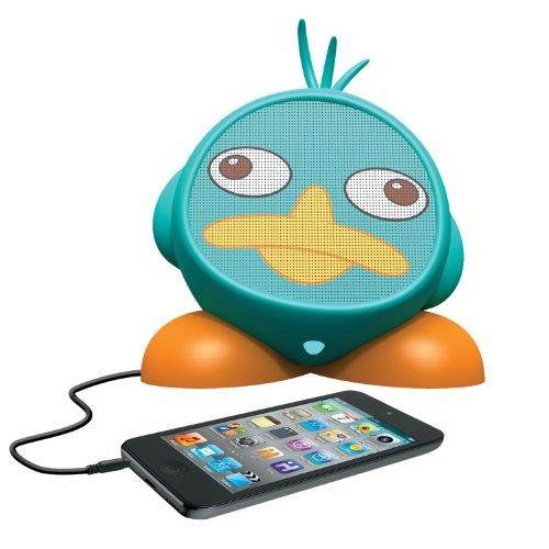 Disney? Phineas and Ferbs' Perry the Platypus Rechargeable Portable Character Mini Speaker for iPod?/MP3 Player