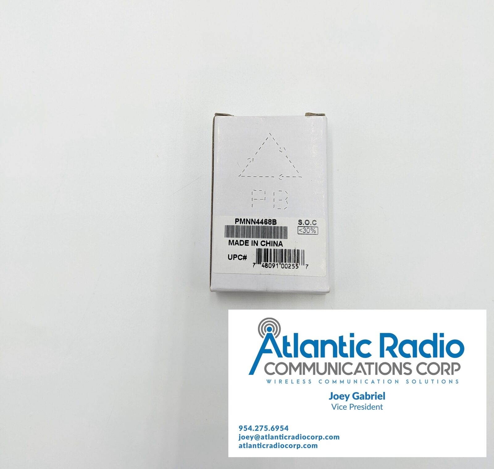 Motorola PMNN4468B - Lithium-ion Battery - 3.7V - 2300mAh - 8.5Wh -