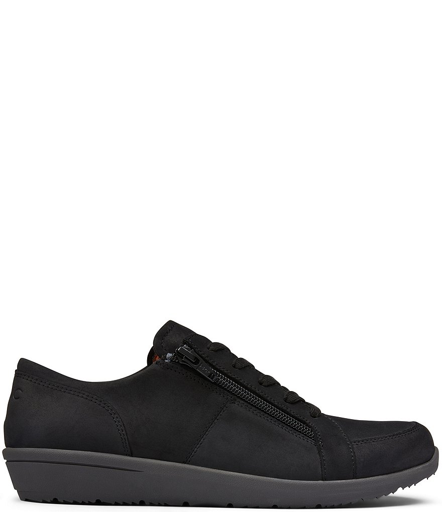 Vionic Abigail Suede Textile Lace-Up Sneakers