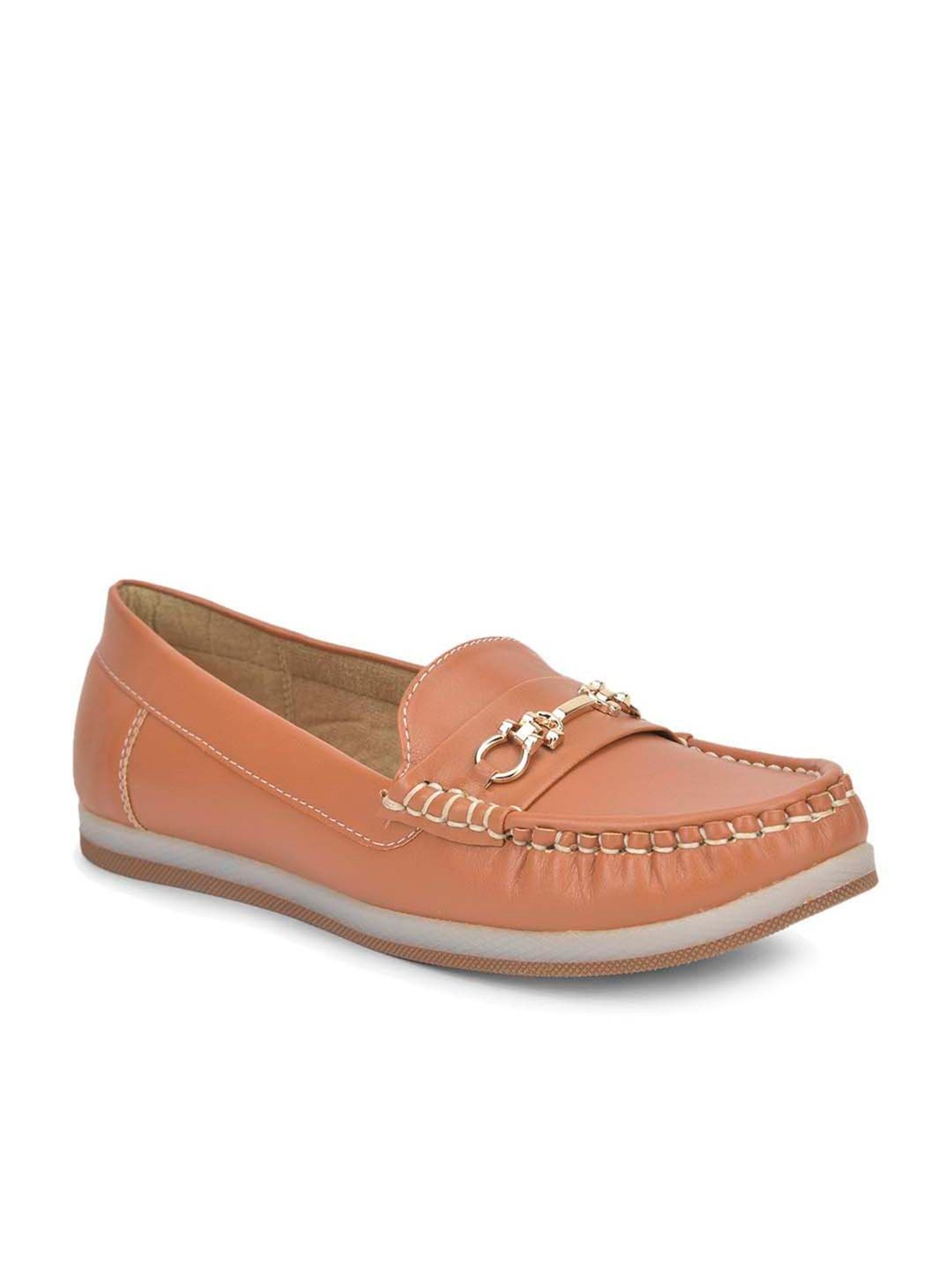 Salario Women's Tan Casual  Loafers