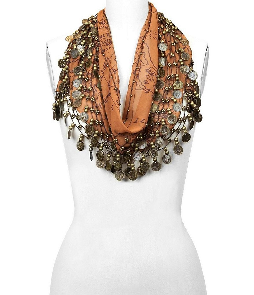 Patricia Nash Italian Coin Collection Scarf