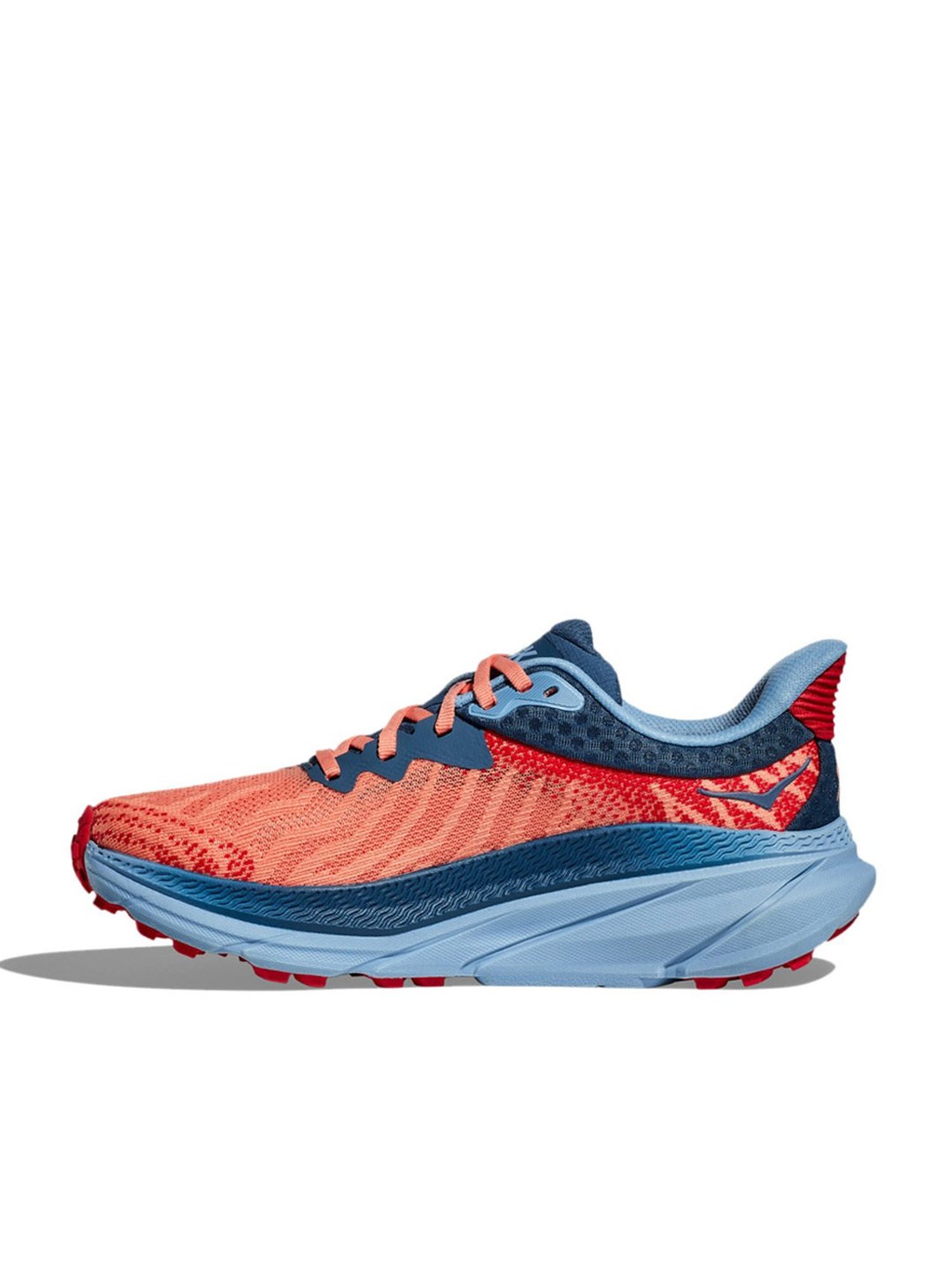 Hoka Women's W CHALLENGER ATR 7 Papaya & Real Teal Running Shoes
