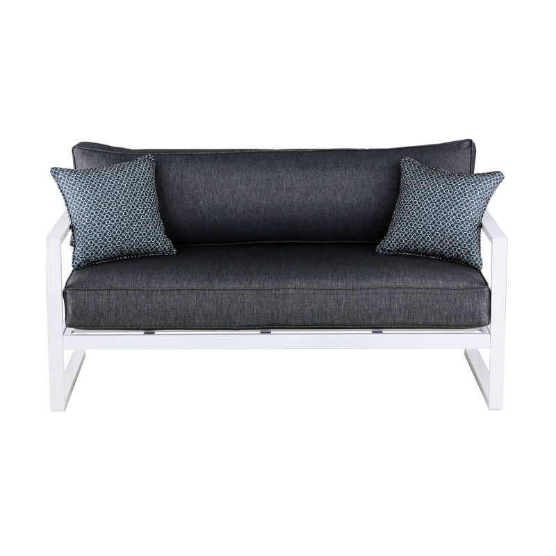 Paloma Outdoor Sofa - White - Adore Decor
