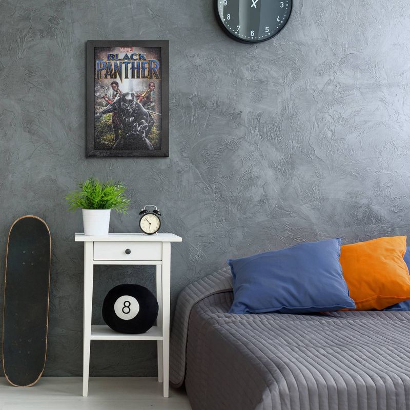 Licensed Black Panther Nakia Okoye Wall Art Black - Crystal Art Gallery