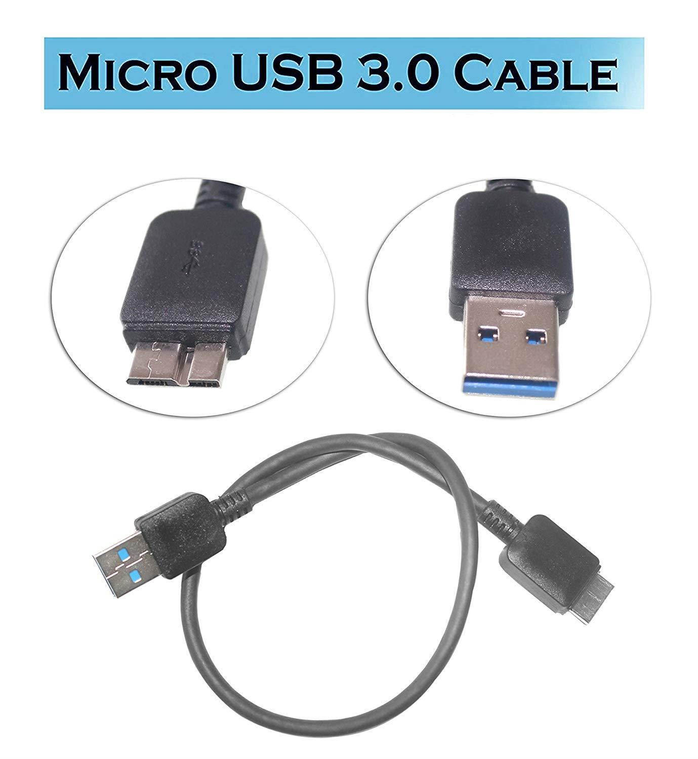 SaiTech IT USB 3.0 Cable A to Micro B high speed upto 5 Gbps data transfer cable for Portable External Hard Drive (SaiTech IT-015)