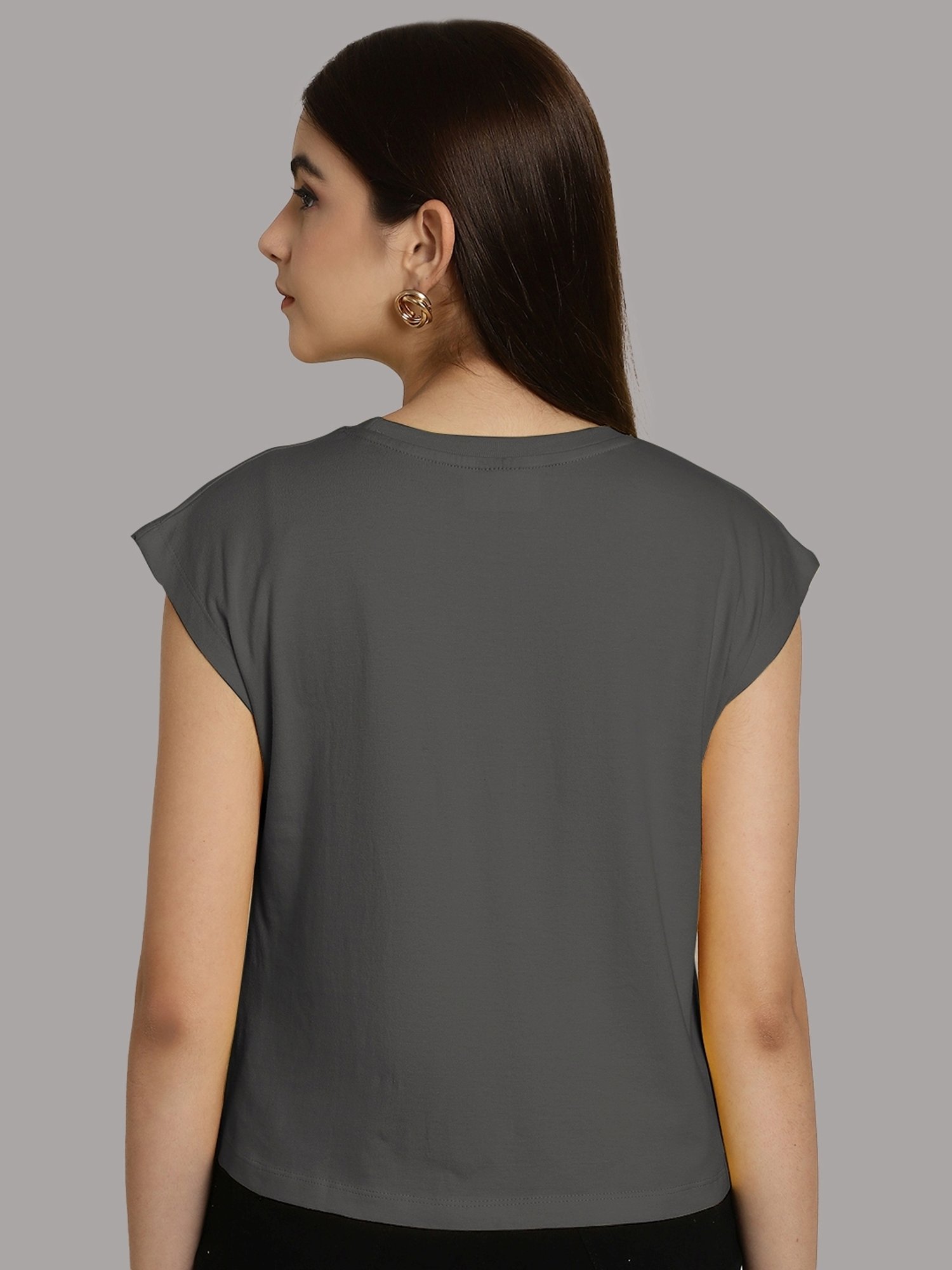 Friskers Grey Slim Fit Sports T-Shirts - Pack Of 2