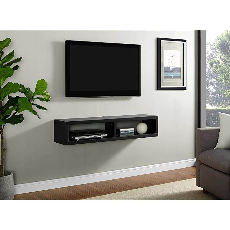 Shallow Wall Mounted, 48", Black