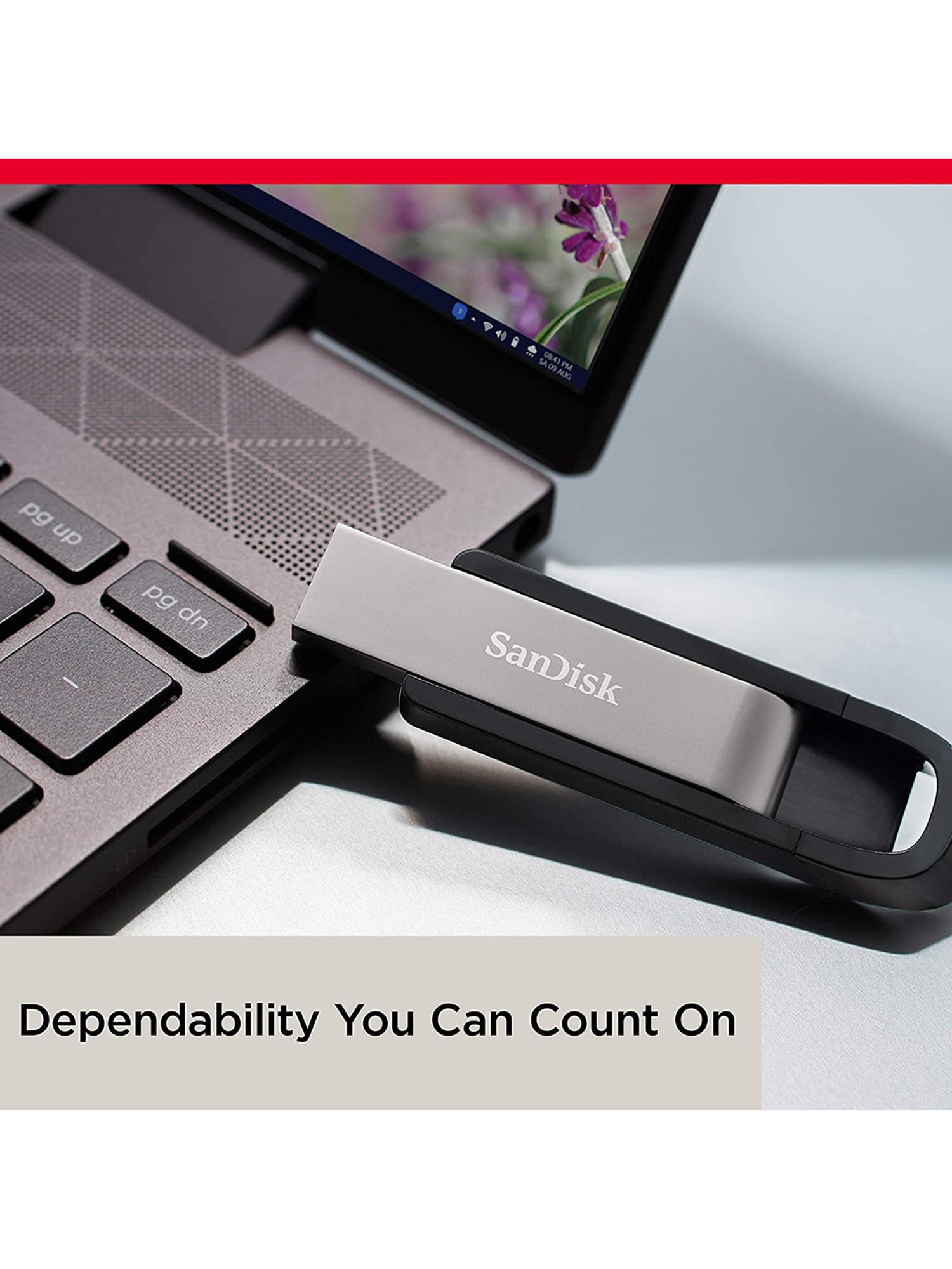 SanDisk USB Extreme SDCZ810-128G-G46 128GB USB 3.2 Pen Drive (Metal)